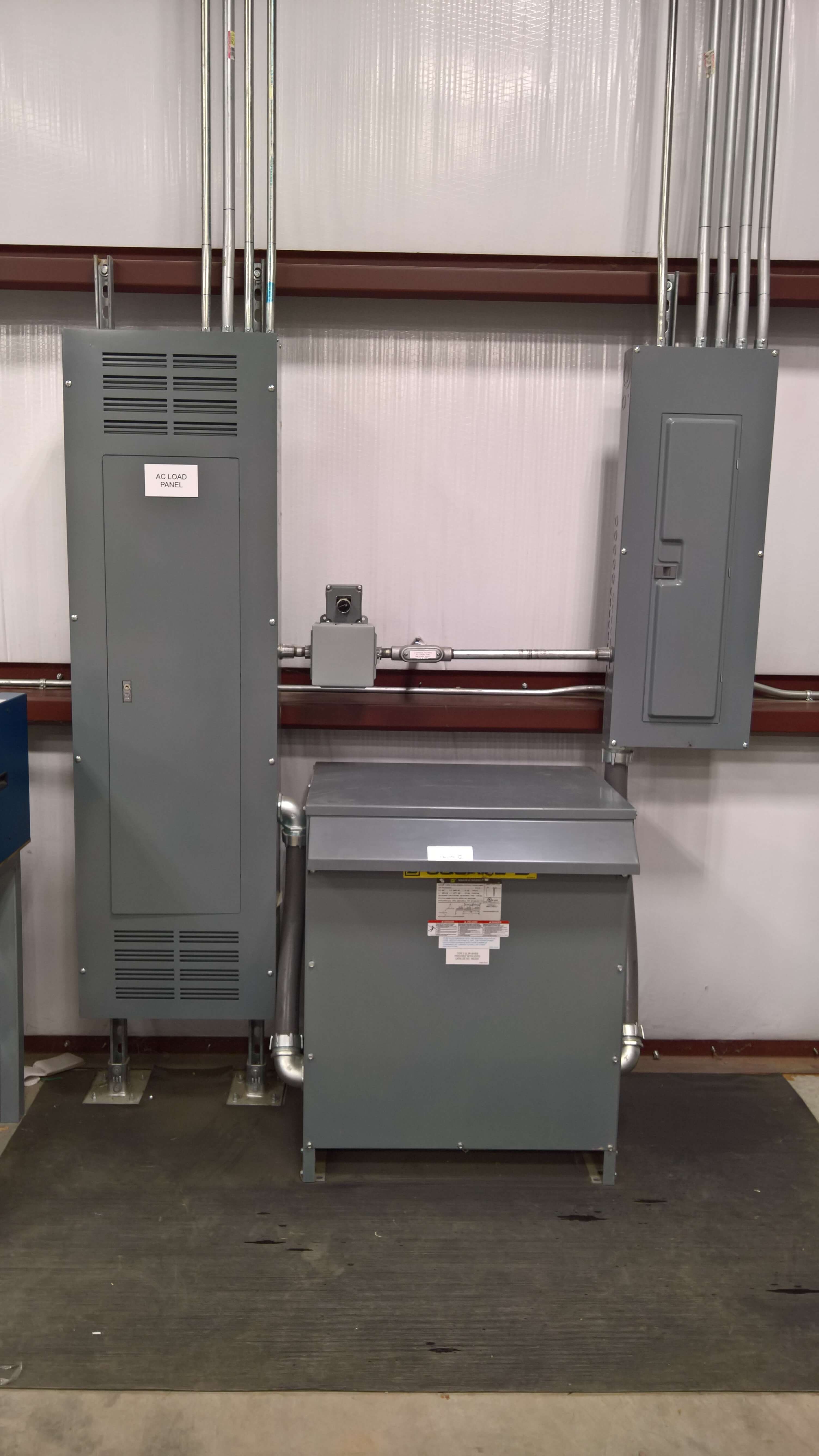 TICO electrician performing an industrial electrical installation