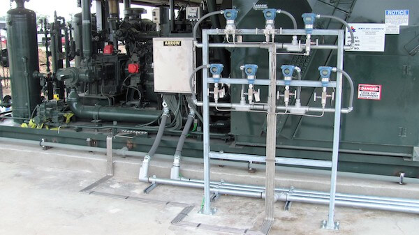 Instrumentation tubing and control panel installation by TICO