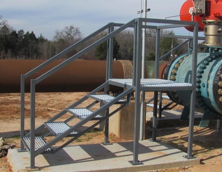Custom access platform fabricated by TICO