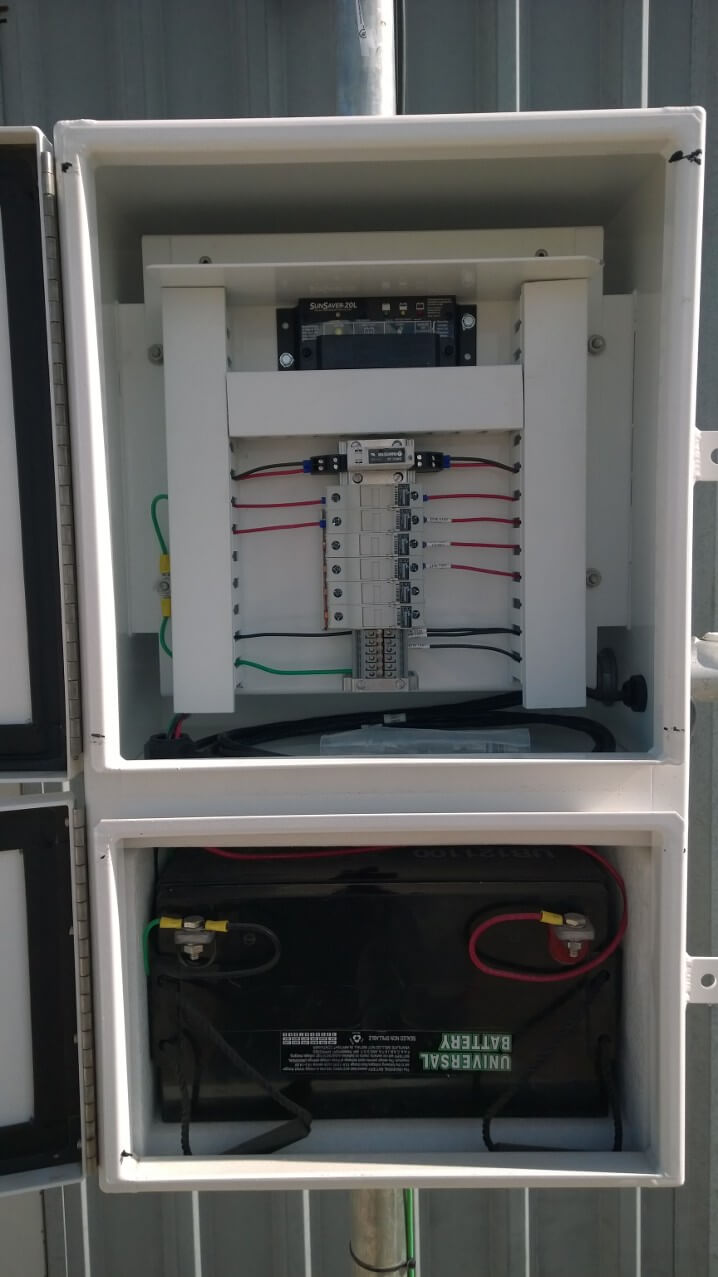 Custom industrial enclosure fabricated in-house by TICO
